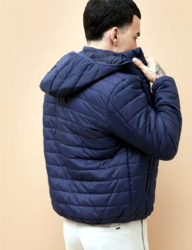 Navy Puffer Jacket